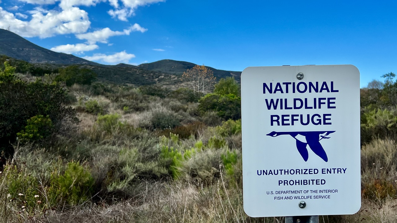 National Wildlife Refuge Sign